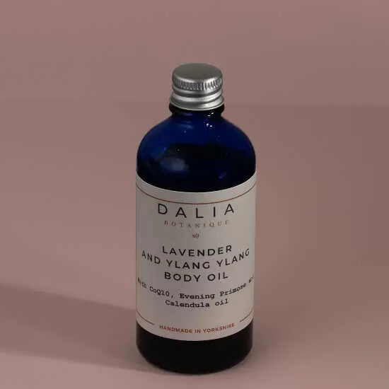 Relaxing Lavender Body Oil From Garden