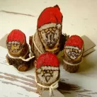 Small Decorative Tomte ornament from coppiced wood Leeds