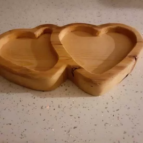 Heart shaped Jewellery tray