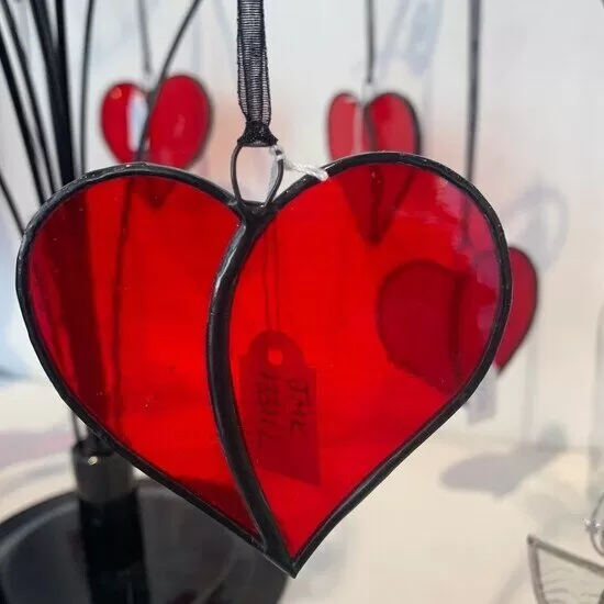 Stained glass heart