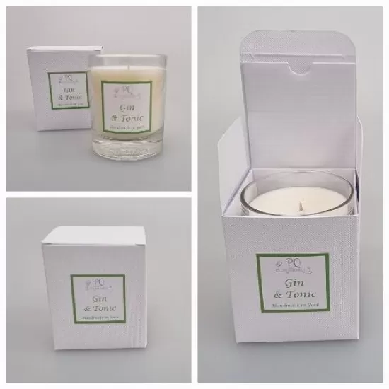 Vegan Soy Wax Candle Gift Boxed Drink Aroma
