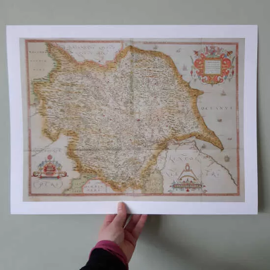 1577 Yorkshire Map Print