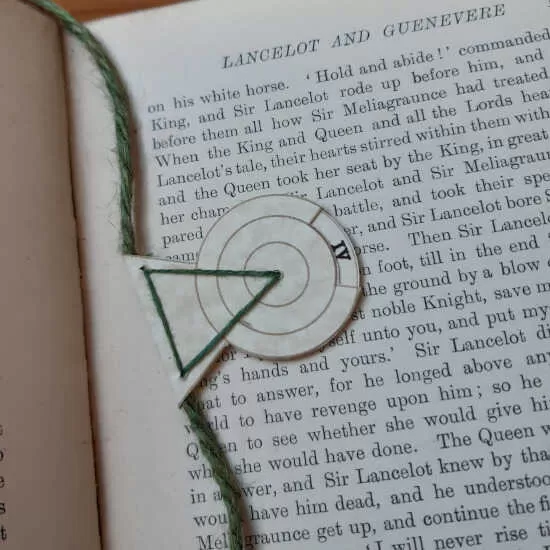 Medieval Revolving Volvelle Bookmark
