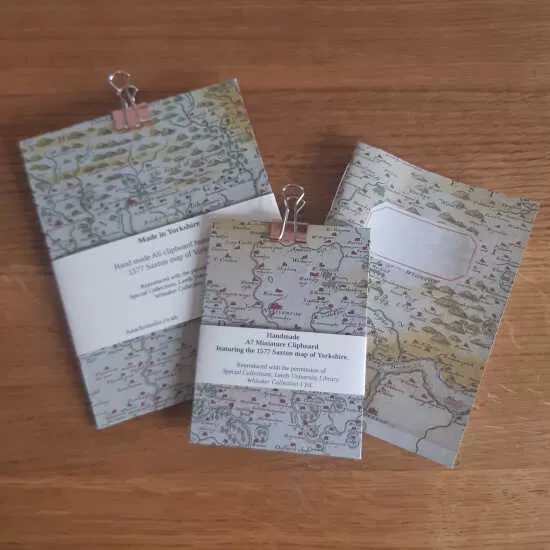 Yorkshire County Map Stationery