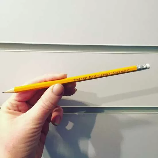 What came first the pen or the pencil