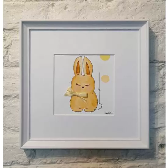 Original Handpainted Watercolour of a Rabbit