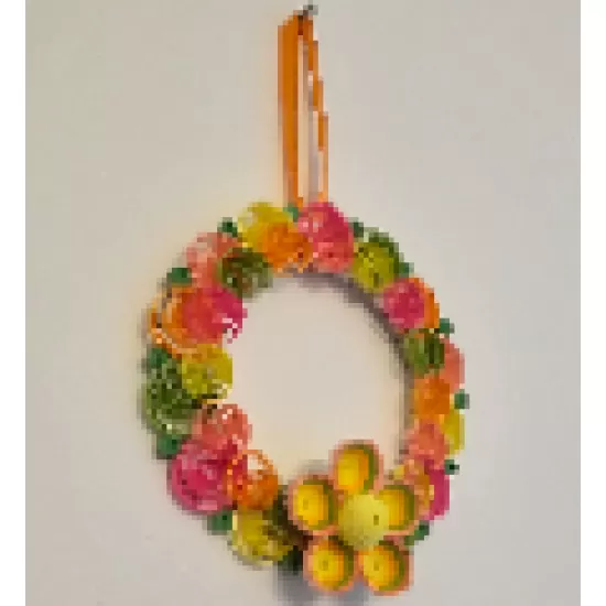 Spring Quilled Floral Wreath