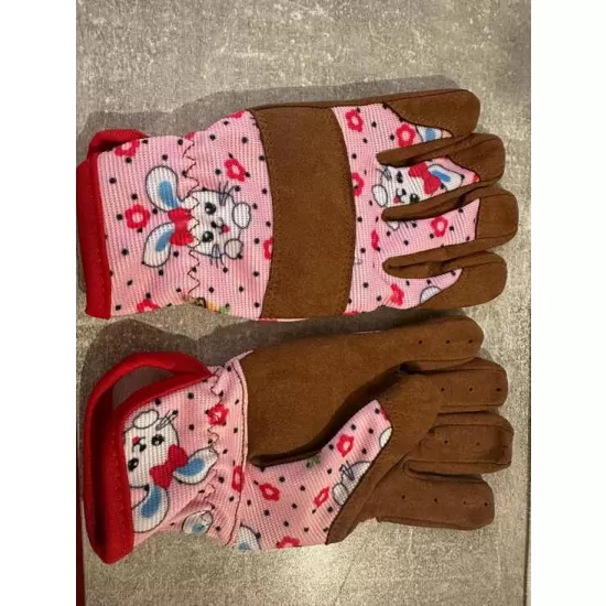 Pink Bunny Gardening Gloves (Kids)