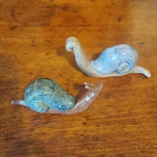 Ceramic Snail - Glazed 