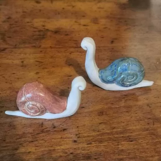 Ceramic Snail - Unglazed Body