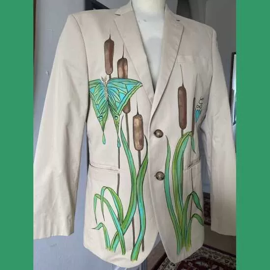 Sustainable beige cotton Moth & Bullrush Jacket