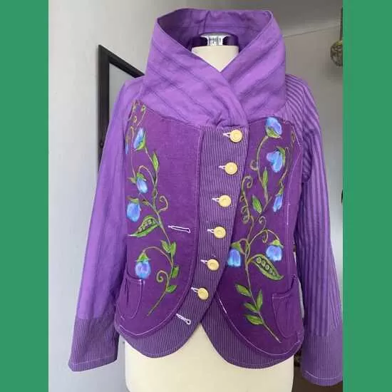 Sustainable purple Sweetpea Jacket