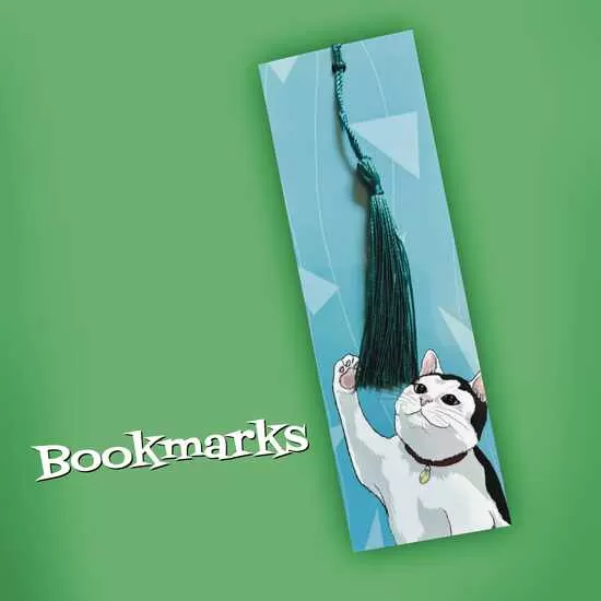 Cat-themed Bookmark