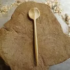 Two-Tone Carved Cooking Spoon These