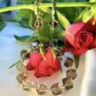 Smoky quartz earrings “Stylish” The