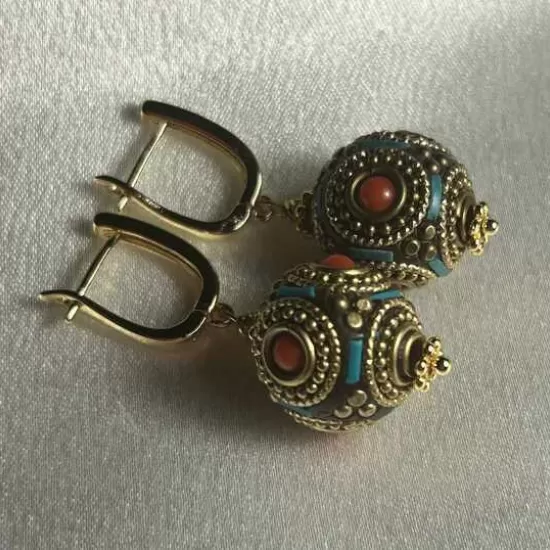 Tibetan earrings 