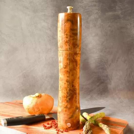 Stunning Thuya Burr Pepper Mill